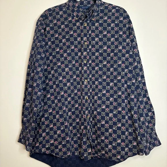 Nautica Shirts Nautica Mens Lg Button Down Shirt Long Sleeve